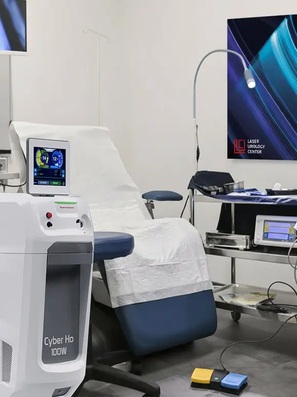 Savremena laserska ordinacija u Laser Urology Centru sa naprednim medicinskim uređajem za urološke procedure