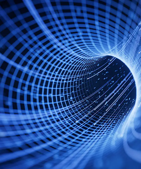 Apstraktni medicinski vizuel koji simbolizuje hirurško ispravljanje zakrivljenja kod Pejronijeve bolesti